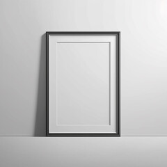 Blank frame mockup template for poster, artwork, billboard Generative By AI