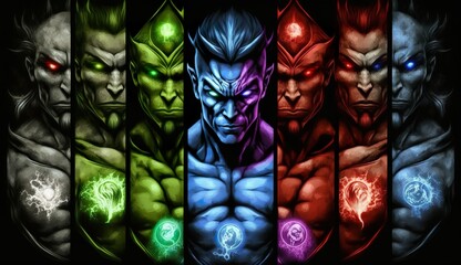 Generative AI
Spirituality, esoteric, meditation, fantasy, vampire, universe meta human god spirit, 
galaxy space background, spiritual image, design, illustration wallpaper, 
yoga, brain waves, brain