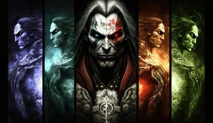 Generative AI
Spirituality, esoteric, meditation, fantasy, vampire, universe meta human god spirit, 
galaxy space background, spiritual image, design, illustration wallpaper, 
yoga, brain waves, brain