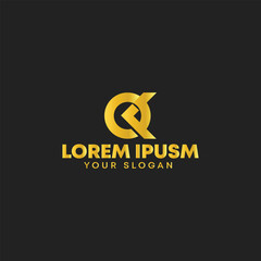 Obraz premium O and K Letter logo design 