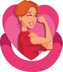 Women's Day design. Illustration of Women’s. Greeting card. Vector illustration. Women's empowerment. International women's day vector illustration.