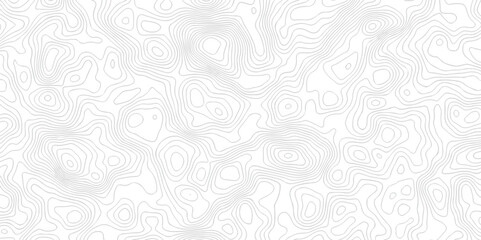Fototapeta premium Abstract pattern with lines. Abstract Vector geographic contour map and topographic contours map background. Abstract white pattern topography vector background. Topographic line map background.
