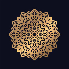 Mandala art design simple design Vector
