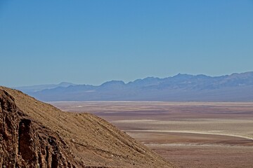Looking over arid Death Valley from the Natural Bridge trail.