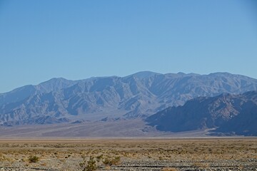 Mountains of the Panamint Range rise above Death Valley as we drove through Stovepipe Wells