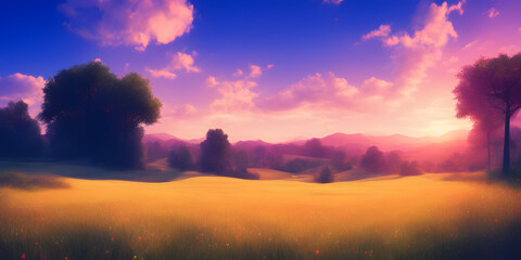 Fototapeta premium Grasslands