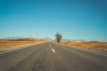 Road trip destination in New Zealand