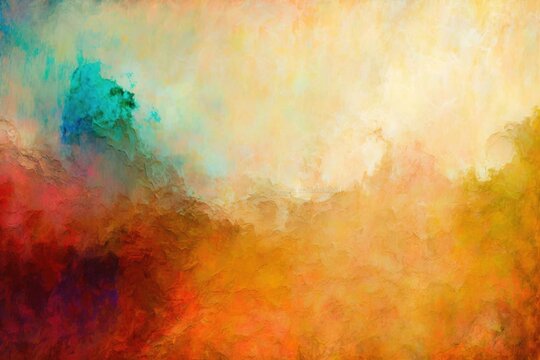 Abstract Painting Background. oil on canvas. brushstrokes