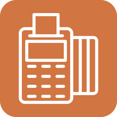 Vector Design Card Machine Icon Style