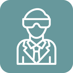 Vector Design Virtual Reality Icon Style