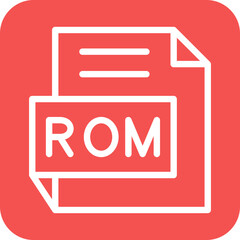 Vector Design ROM Icon Style
