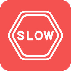 Vector Design Slow Icon Style