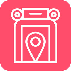 Vector Design Street Location Icon Style