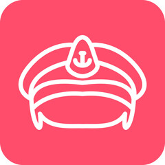 Vector Design Sailor Hat Icon Style