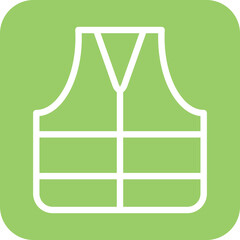 Vector Design Life Jacket Icon Style