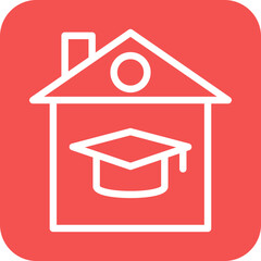 Vector Design Homeschooling Icon Style