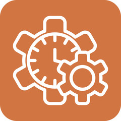 Vector Design Time Management Icon Style