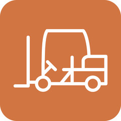 Vector Design Forklift Icon Style