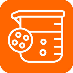 Vector Design Chemistry Colloid Icon Style