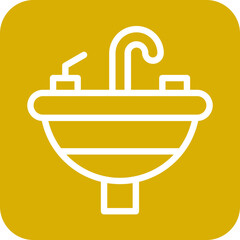 Vector Design Sink Icon Style