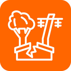 Vector Design Natural Disaster Icon Style