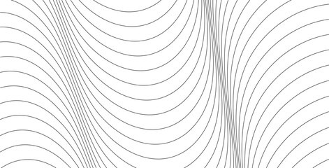 Curve wavy lines background or stripes grayscale abstract background vector illustration, creative modern graphic design for flow energy banner, brochure cover or stylish flyer illustration