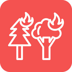 Vector Design Wildfire Icon Style