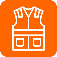 Vector Design Labour Vest Icon Style