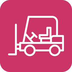 Vector Design Forklift Icon Style