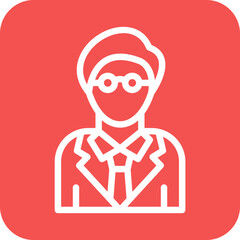 Vector Design Grandfather Icon Style