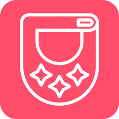 Vector Design Bib Icon Style