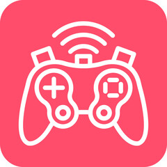 Vector Design Wireless Joystick Icon Style