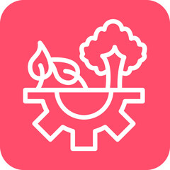 Vector Design Green Technology Icon Style