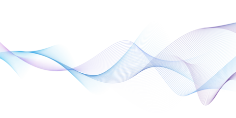 Photo sur Aluminium Ondes fractales Modern abstract glowing wave background. Dynamic flowing wave lines design element. Futuristic technology and sound wave pattern. PNG file.