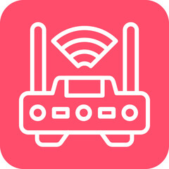Vector Design Wifi Router Icon Style