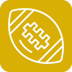 Obraz premium Vector Design American Football Icon Style