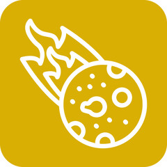 Vector Design Comet Icon Style