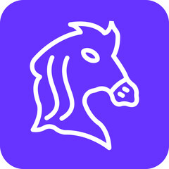 Vector Design Horse Icon Style