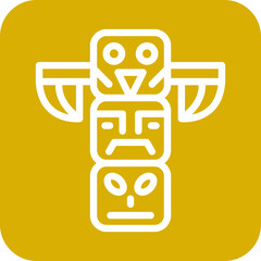 Vector Design Totem Icon Style