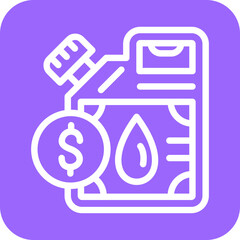 Fototapeta premium Vector Design Oil Price Icon Style