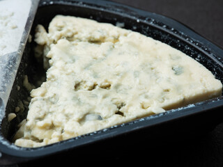 Blue cheese in packaging