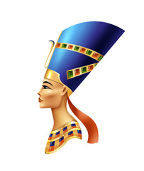Nefertiti Cartoon Illustration