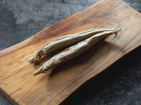 dried sand eel, dried fish