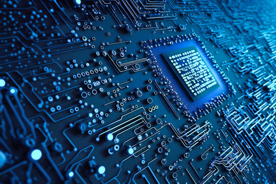 A vibrant blue programming code background represents the intricate work of software developers and the art of computer scripting
