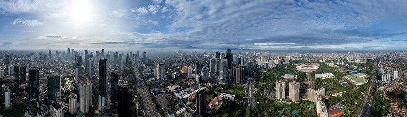 Skyline of jakarta. Jakarta is the capital city of indonesia and one of the most busy city in the...