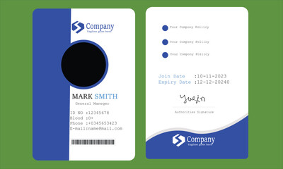 business card template