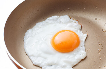 　フライパンの目玉焼き　　スタジオ撮影