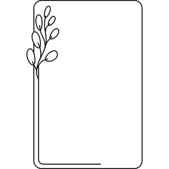 Fototapeta premium Aesthetic Frame