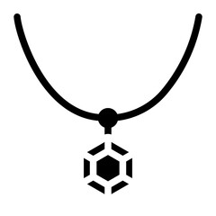 necklace glyph icon