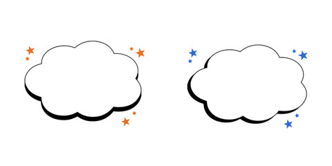 speech Cloud and star